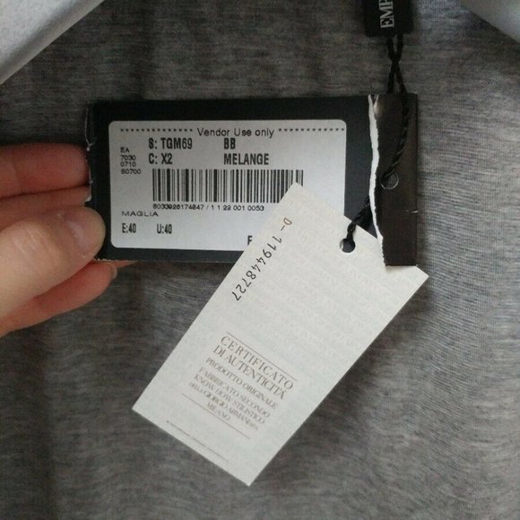 Emporio Armani Jeans Stretch Jersey Top - Picture 3 of 6